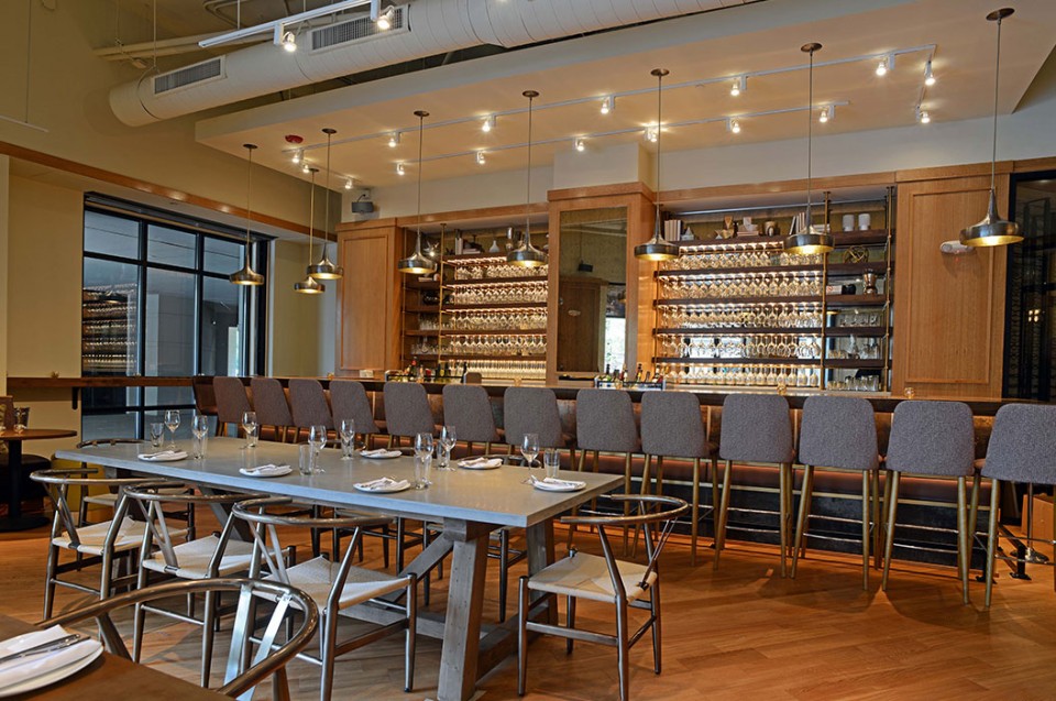 Restaurant design for CorkBuzz, Charlotte, NC